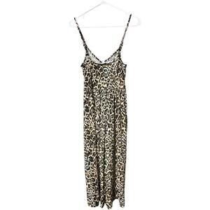 Candie's  Thin Adjustable Animal  Print Jumpsuit  Romper Sz S NWT